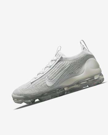 Nike Air VaporMax 2021 FK Blancos Plateadas Metal Plateados Blancos | MX 2621
